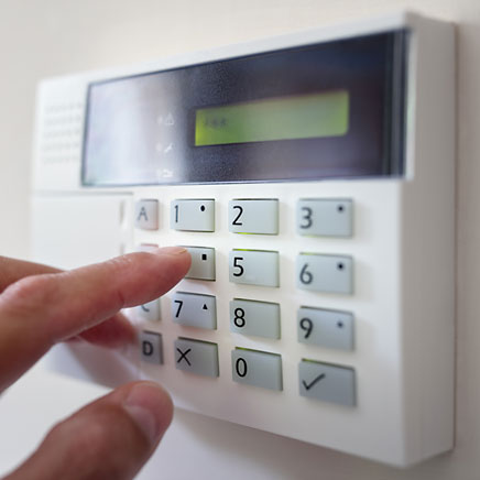 Security alarms, burglar alarms, intrusion alarms from Custom Alarms